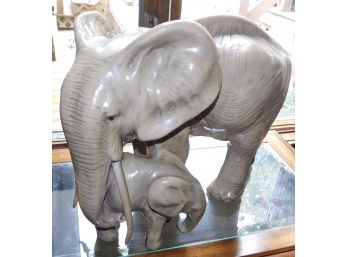Ceramic Hand Painted Elephant Statue