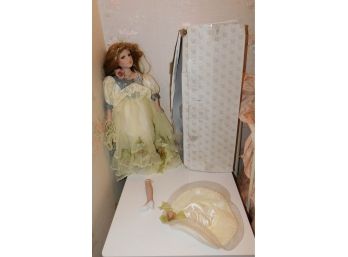 Heritage Signature Collection 'veronica Porcelain Doll' #12460 With Box