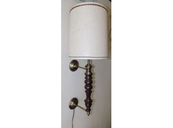 Vintage Wood Wall Sconce Lamp