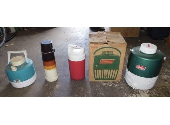Assorted Lot Of Vintage Thermos Containers - 4 Total