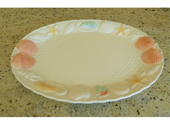 Made In Japan Exclusively For HIMARK Seashell Design Platter