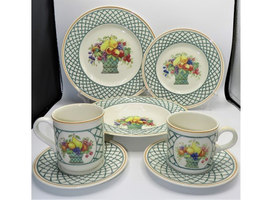 Villeroy & Boch 'basket' Country Collection Vitro Porcelain Dish Set