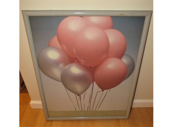Peter Paterson 'good Company' Posters International Framed Balloon Poster