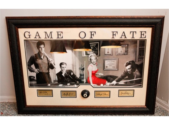 Collectable - Game Of Fate W/ 4 Autographs - Elvis Presley, Marilyn Monroe, Humphrey Bogart, And James Dean