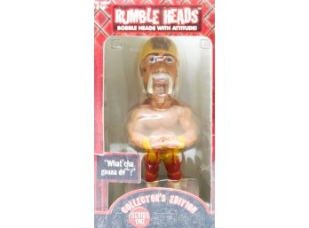 Hulk Hogan Bobble Head Rumble Heads Bobble Heads WithIn Original Box - Series 1 - Collectible