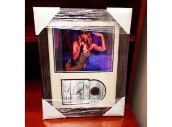 Framed Taylor Swift CD W/ Signed CD Booklet - JAS Certification# LL19840