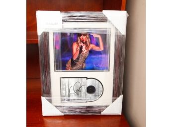 Framed Taylor Swift  CD W/ Signed CD Booklet - JAS Certification# BB77240