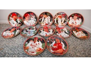 Lot Of 12 Mark McGwire 'Home Run Hero' Edition - 8' Decorative Plates