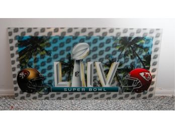 LIV Super Bowl San Francisco Vs Kansas City Hologram Wall Decor