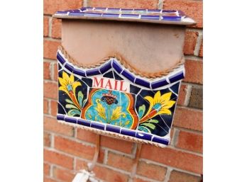 Beautiful Mosaic Tile Mailbox