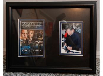 Law & Order Criminal Intent Mini Poster - Signed By Vincent D'Onofrio Poster - Certificate Of Authentificity