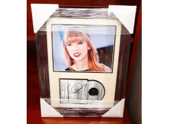 Framed Taylor Swift CD W/ Signed CD Booklet - JAS Certification# LL19850