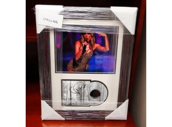 Framed Taylor Swift CD W/ Signed CD Booklet - Letter Of Authenticity - Certification# BB77241