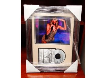 Framed Taylor Swift CD W/ Signed CD Booklet - JAS# LL19845