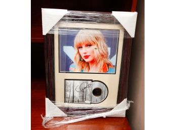 Framed Taylor Swift CD W/ Signed CD Booklet - JAS Certification# LL19842