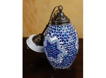 Turkish Mosaic Hanging Lamp - Hand Crafted