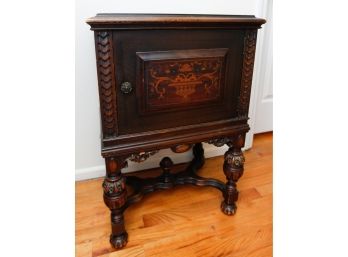 Antique Wooden Ornate Cabinet