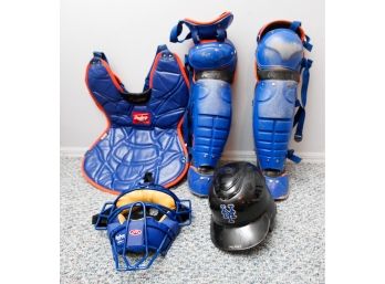 Mike Pelfrey Helmet Authenticity# 949095LH - W/ Mets Bullpen Catchers Equipment