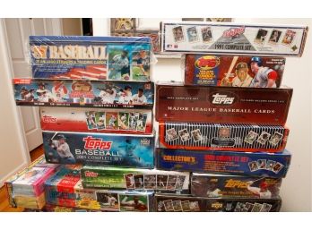 Topps Upper Deck And More Brand New/Factory Sealed Baseball Card Sets Lot Of 17