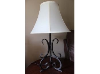 Wrought Iron Lamp - 27 In H