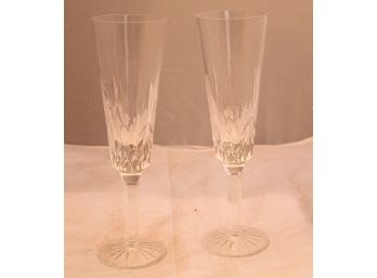 Tyrone Crystal Champagne Glasses, 2