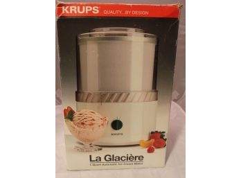 Krups La Glaciere Italy 1 Quart Automatic Ice Cream Maker