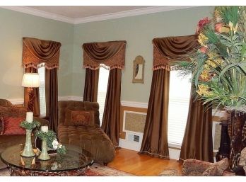 Beautiful Window Treatment For 4 Windows