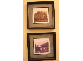 Campagna I & II Italy Framed Art Print Signed By Artist Melia