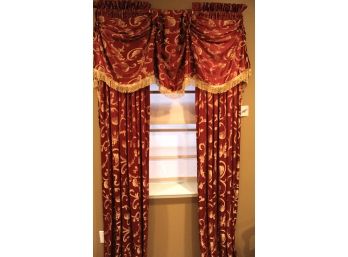 Pair Of Window Treatments Drapes