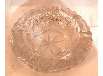 Vintage Crystal Ashtray