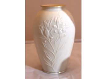 Lenox Floral Embossed Vase