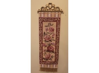 S.A. Maxwell Co Wall Hanging Tapestry With Roses