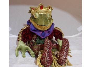 Decorative Plush Frog King