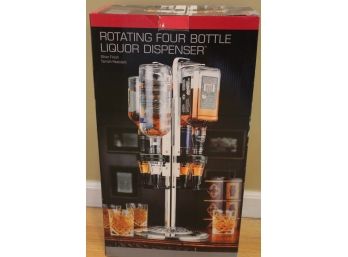 Rotating Four Bottle Liquor Dispenser In Box