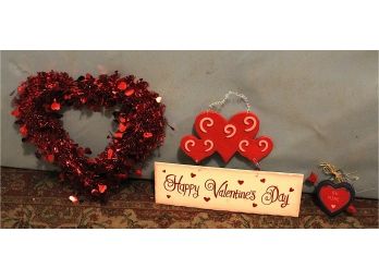 3 Piece Valentines Day Decorations