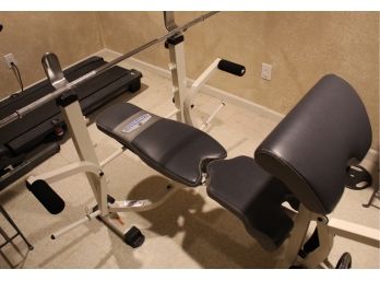 Iron Grip Strength Weight Bench With Flys And Leg Press