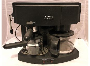 KRUPS Krups 985-42 Il Caffe Duomo Coffee And Espresso Machine, Black