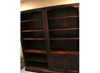 2 Bookcase Wall Units