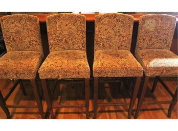 Upholstered Bar & Counter Stools, 4