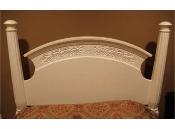 Full Size Headboard With Carved Design