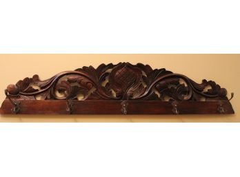 3 Piece Wooden Wall Coat Hanger