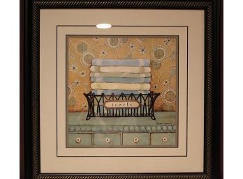 Linens By Diane Knowles Framed Art Print