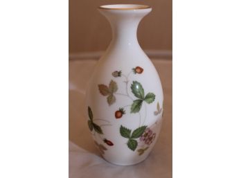 Wedgewood Bone China 'Wild Strawberry' Vase