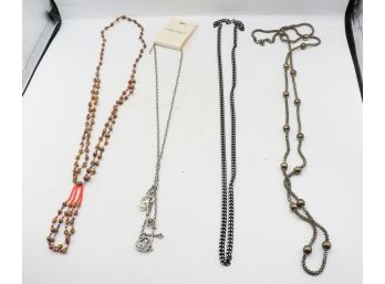Fun Lot Of 4 Necklaces - Costume Jewelry