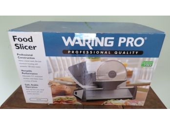 Waring Pro Food Slicer In Original Box