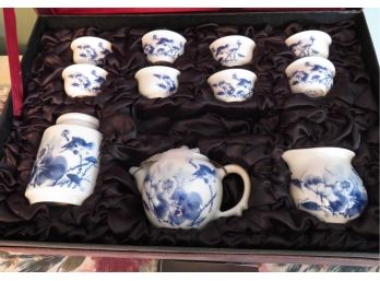 Guzhen Ceramic Teapot Set  - New In Original Box