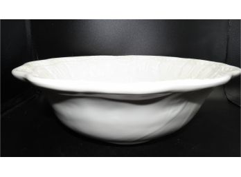 White Ceramic Serving Bowl