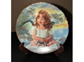 Reco 1994 'angel Of Sharing' By Sandra Kuck Plate With Stand