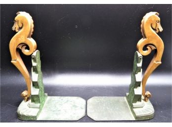 Seahorse Bookends - Set Of 2