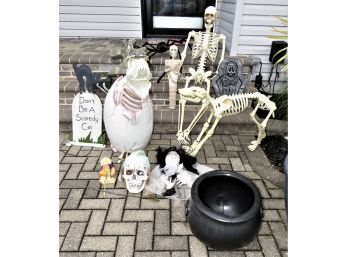Assorted Lot Of Halloween Decorations